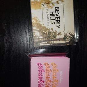 Eyeshadow pallets lorac and lime crime